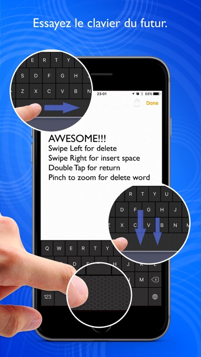 Screenshot #1 pour Clavier Swipe Pro
