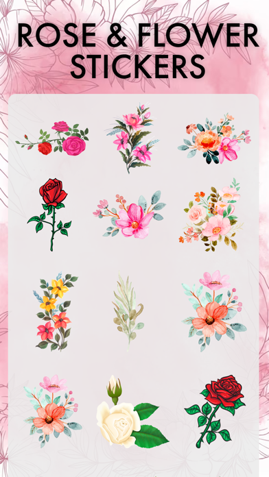 Rose &Flower,Fragnance Sticker Screenshot