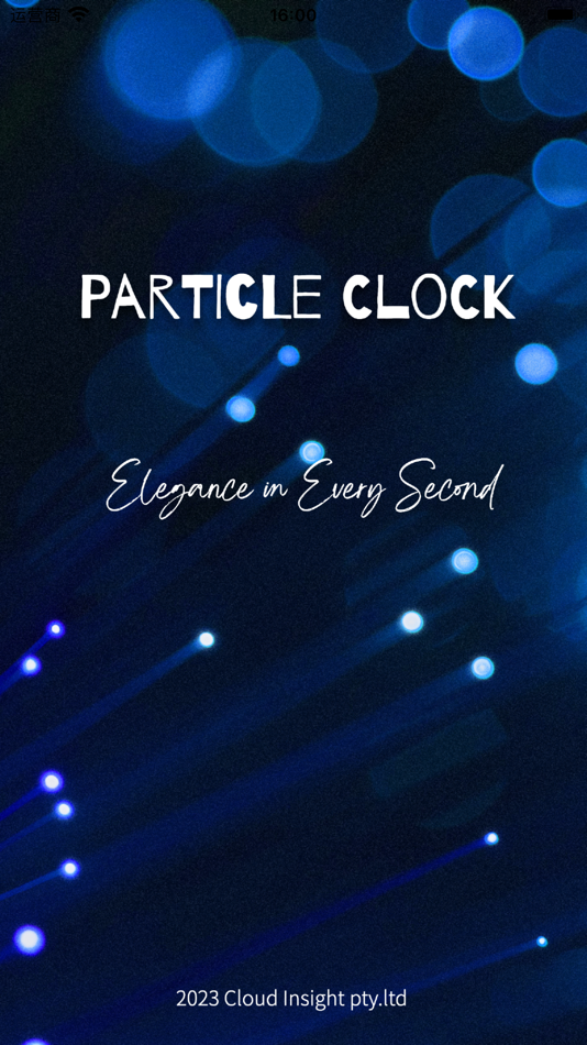 #1. Particle Clock (iOS) 来自: Cloud Insight pty.ltd