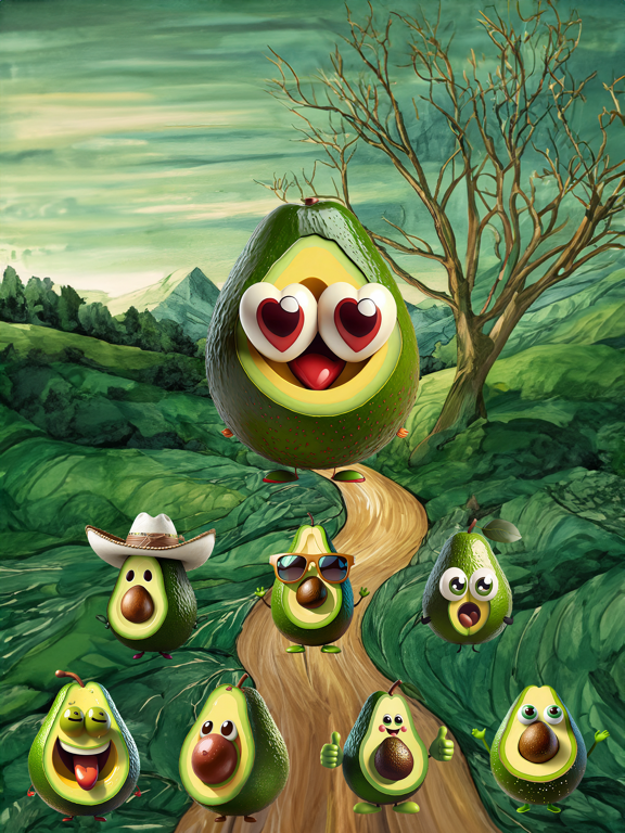 Screenshot #4 pour Avocado Adventures Stickers