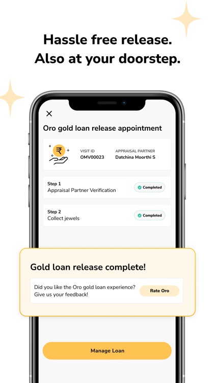 Oro Money | Gold Loans at home screenshot-3