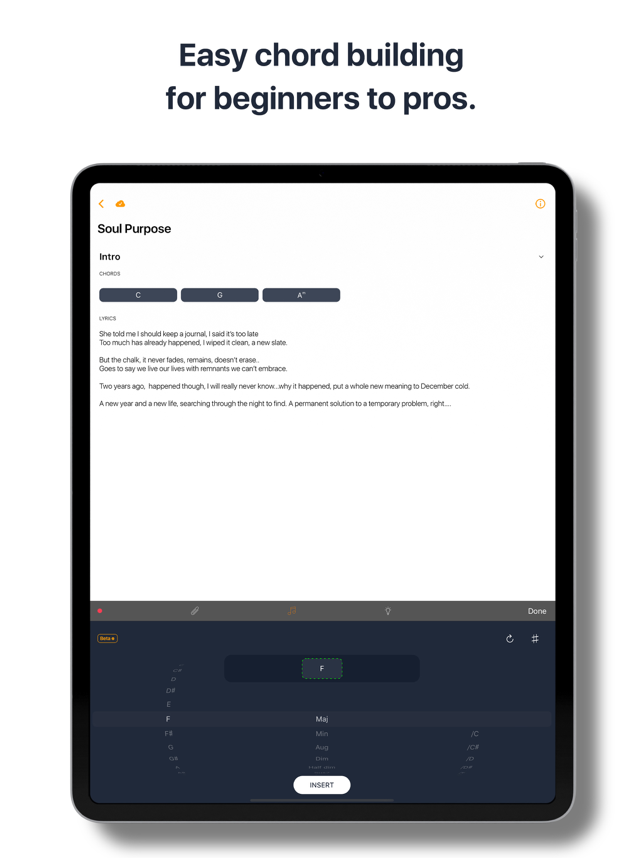 ‎Songwriter Pro: Lyric Studio Screenshot