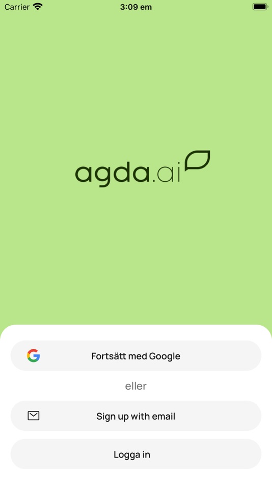 #1. agda.ai (iOS) Podle: Green Adviser AB