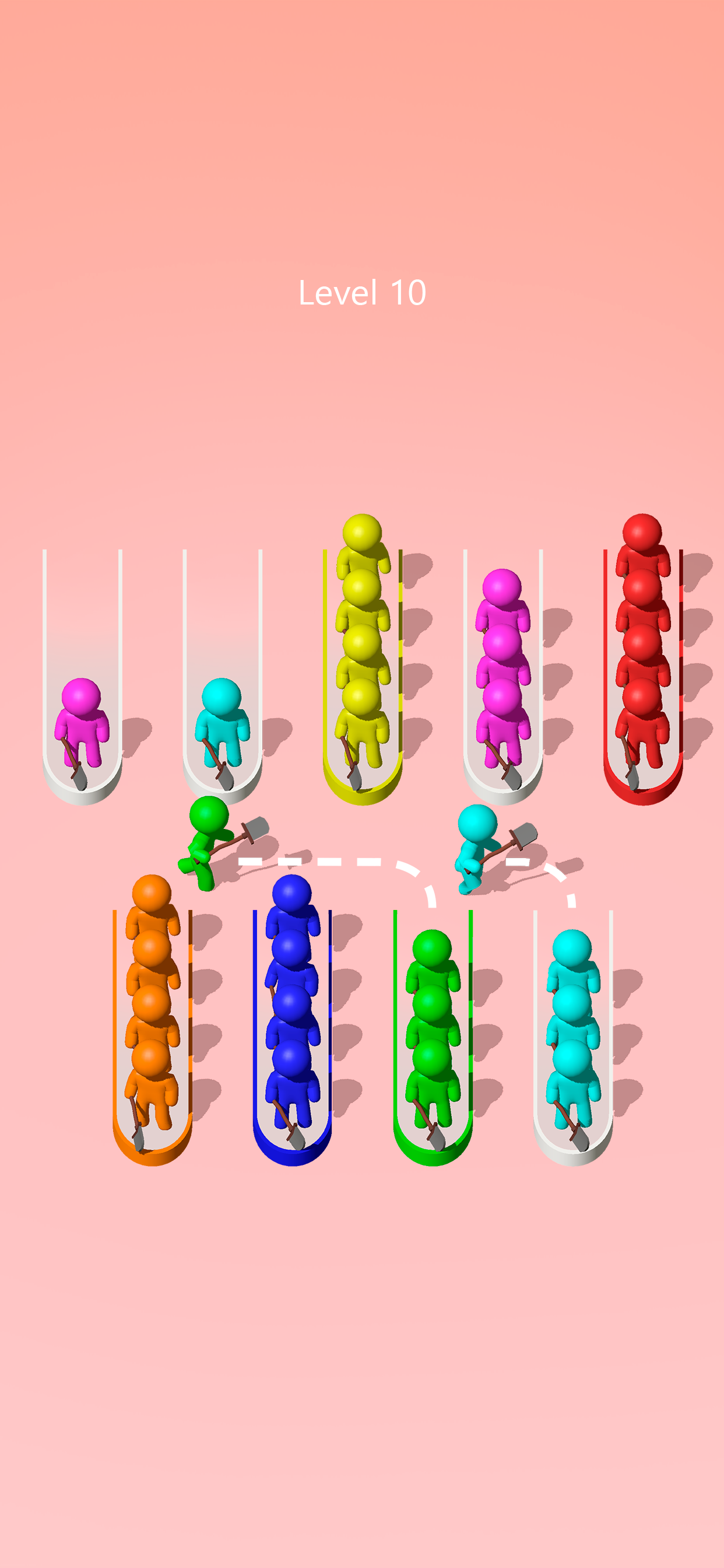 Crowd Sort: Color Sorting Game