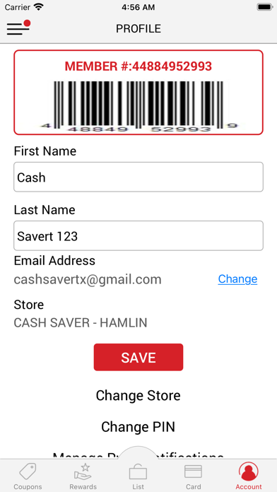 Cash Saver TX Screenshot