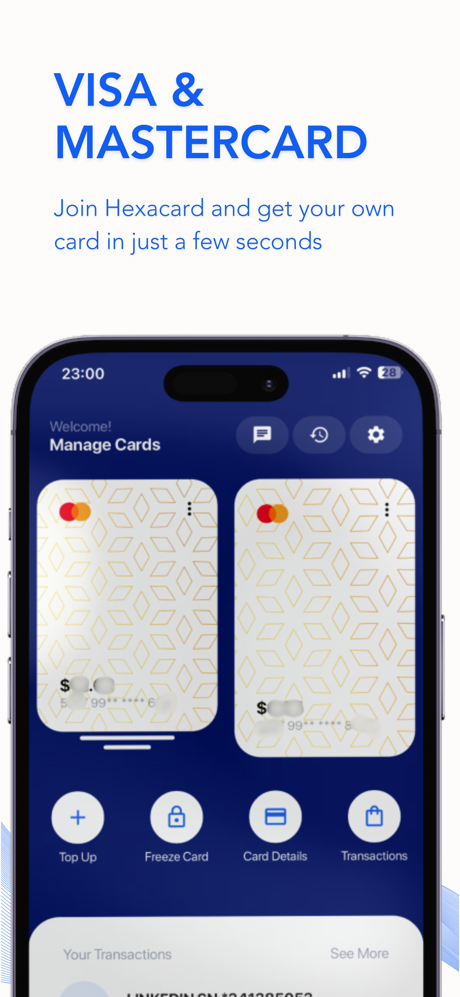 HexaCard screenshot 2