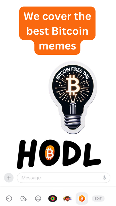 Screenshot #3 pour Bitcoin Stickers for iMessage