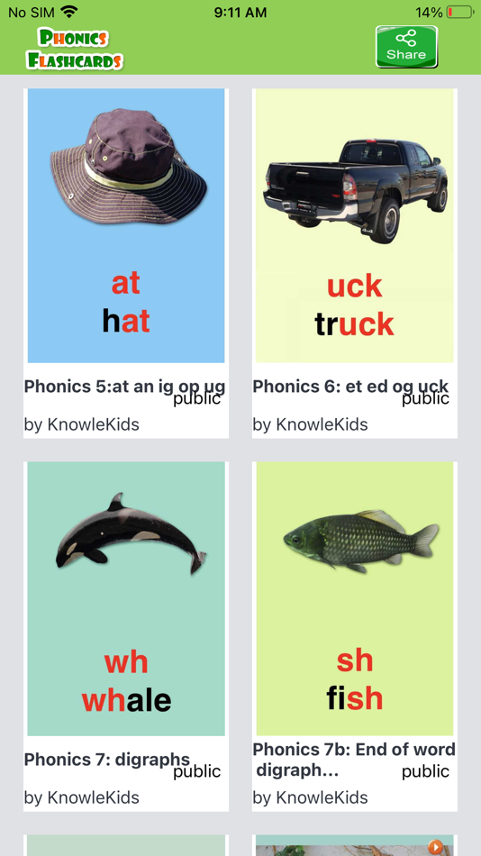 #2. Phonics Audiocards (iOS) 게시자: KnowleMedia