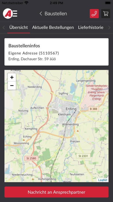 AUER Bauzentrum Screenshot