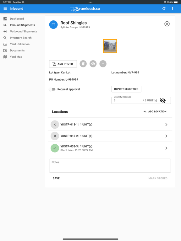 transloads.co iPad screenshot 4 - Business app