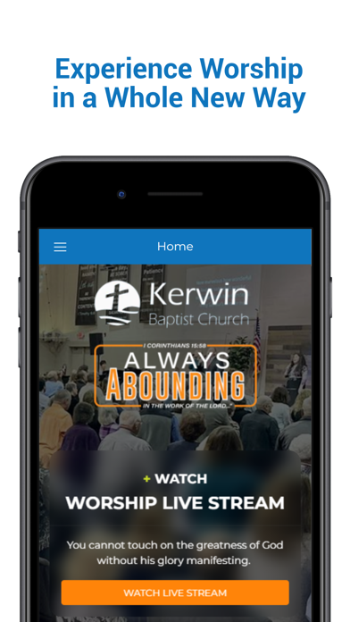 Kerwin Baptist Church Screenshot