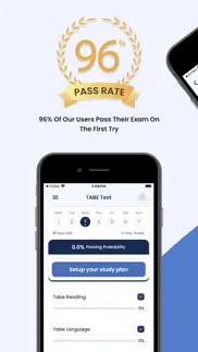tabe practice test 2024 iphone screenshot 1