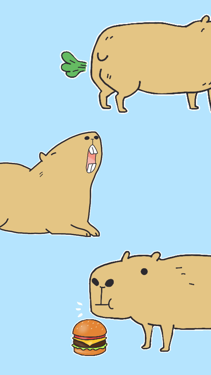 Cute Capybara Expressions