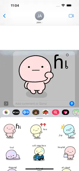 Game screenshot Daily Chip Stickers Pack apk