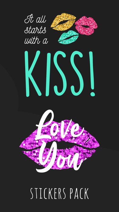 Lipstick Kiss Stickers Screenshot