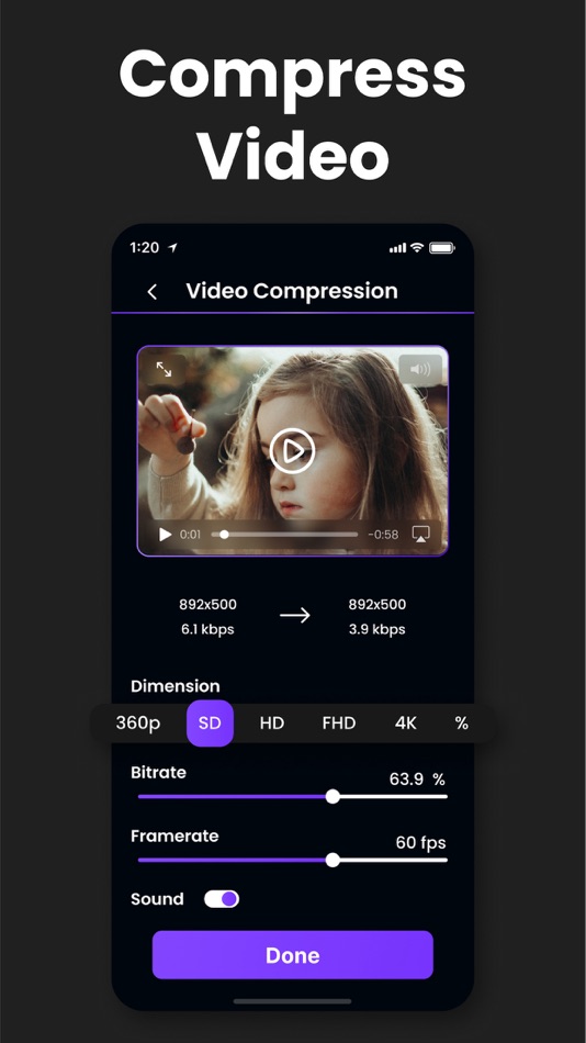 #3. Video Converter - Compressor (iOS) Podle: ZerOnes
