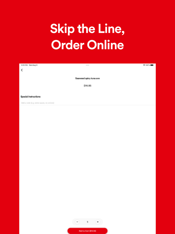 SUSHI KYTTO BAR iPad screenshot 4 - Food & Drink app