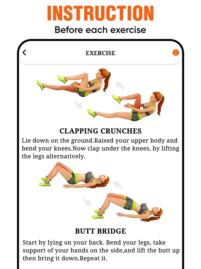 Flat Stomach Workout - 30 Days