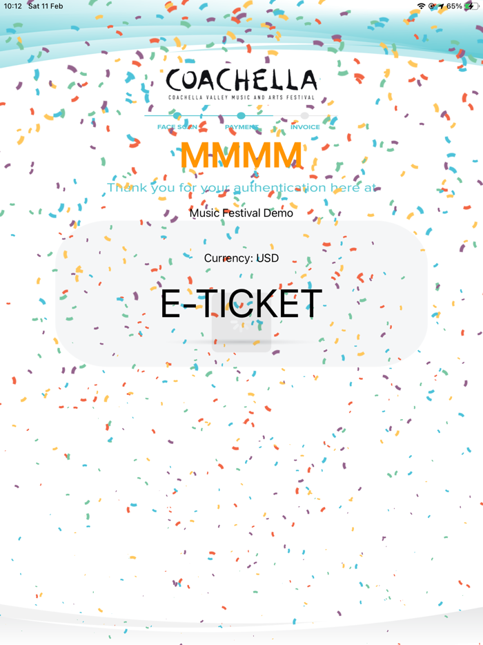 PayByFace eTicket Kiosk