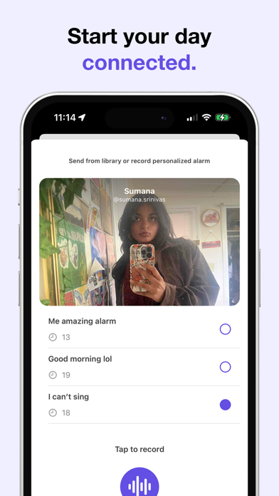 YouUp - Social Alarm Clock Screenshot