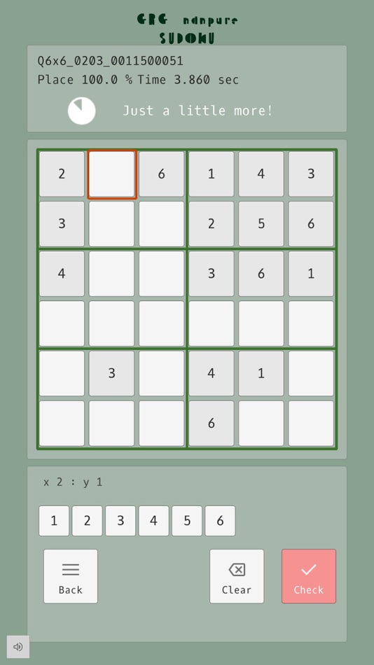 #4. GRG nanpure SUDOKU (iOS) 由: Ground Road Technology, LLC