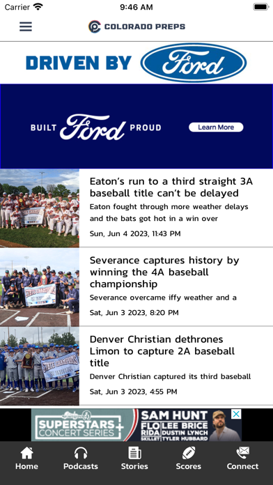 Colorado Preps App Screenshot