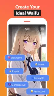 waifu anime ai girlfriend chat iphone screenshot 1