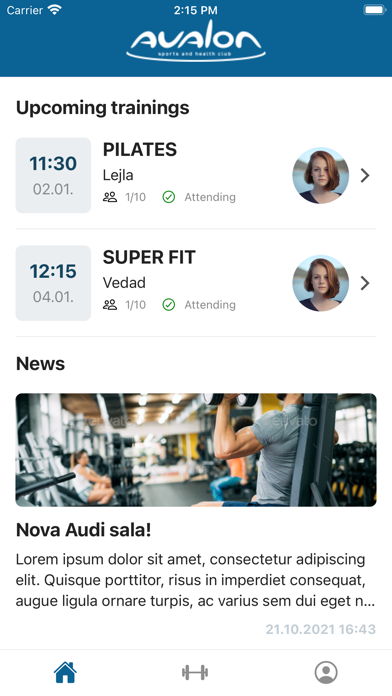 UpGym Screenshot