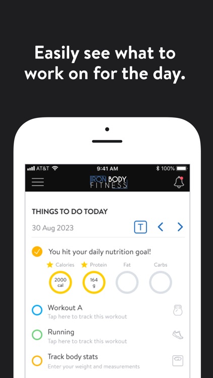 Iron Body Fitness App