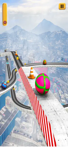 Game screenshot Crazy Ball Run Sky Ramp Game mod apk