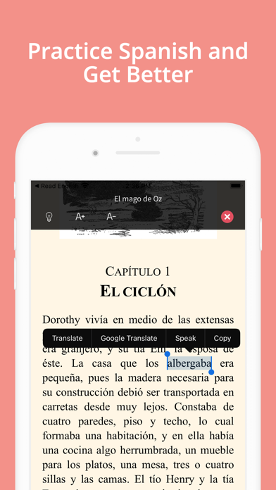 Spanish Reading & Audio Books Screenshot