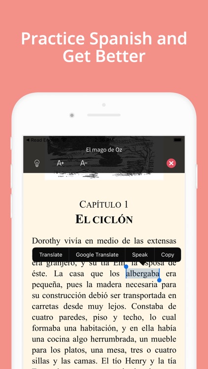 Spanish Reading & Audio Books screenshot-0