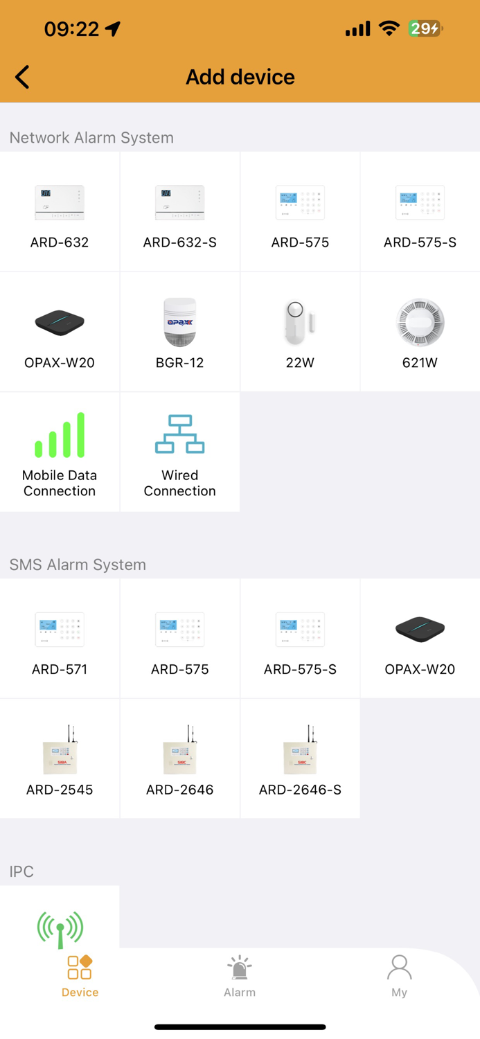 Opax GSM GPRS ALARM System