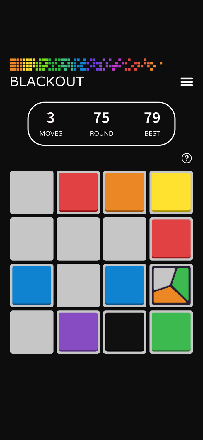 BlackOut A Colorful Puzzle