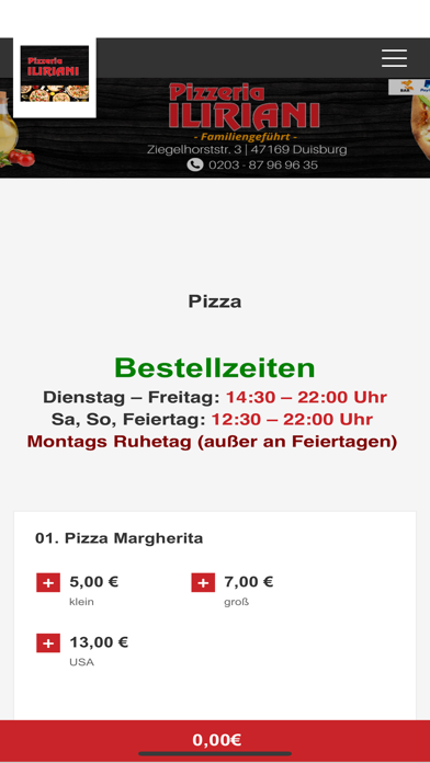 Pizzeria Iliriani Screenshot