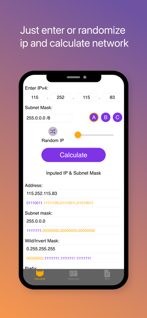 ‎IPCalc - Calculate The Network Screenshot
