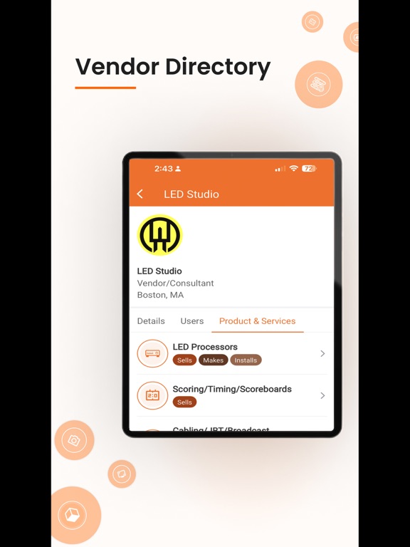 VenueTech Connect iPad screenshot 6 - Sports app