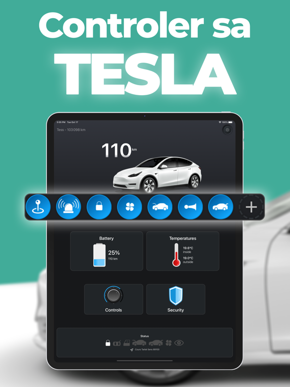 Screenshot #4 pour Teslamote : remote for Tesla