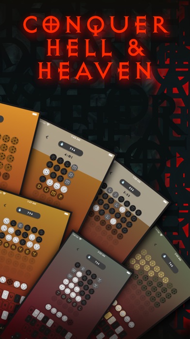 Word Inferno: Epic Hard Games Screenshot