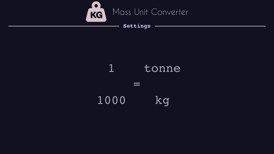 #5. Mass Unit Converter (iOS) 由: Rachel Blancher