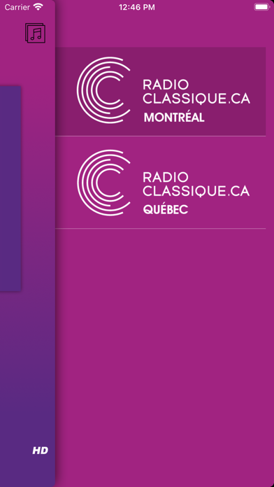 RadioClassique.ca Screenshot