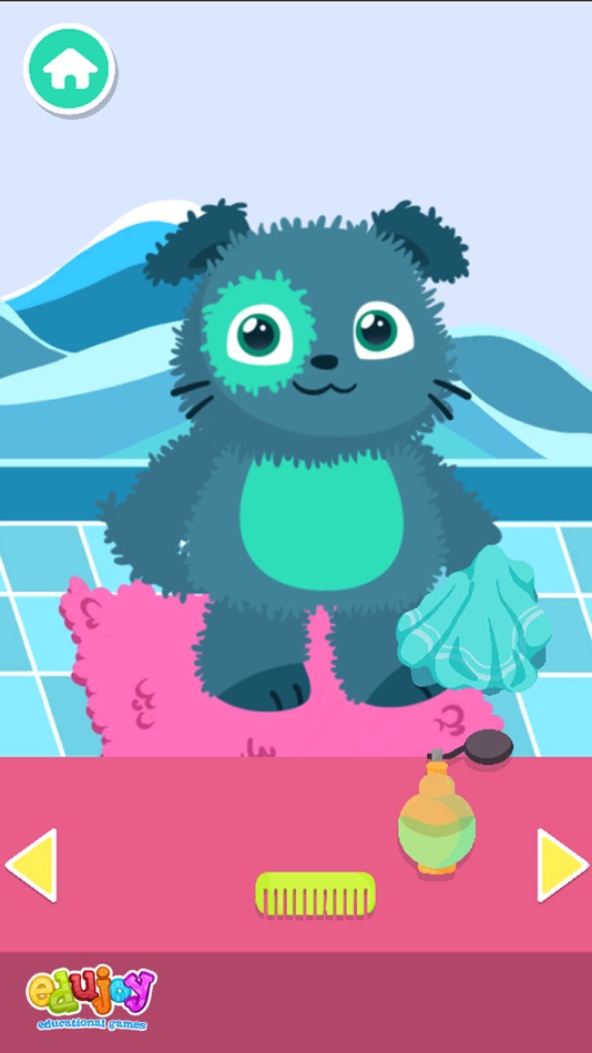 #6. Bath Time - Pet caring game (iOS) Podle: Edujoy Games S.L.