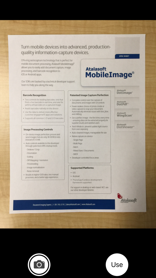 #5. MobileImage Capture SDK (iOS) Podle: Tungsten Automation Corporation
