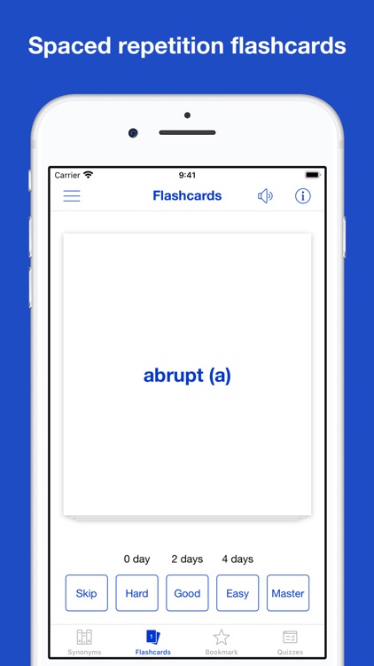 English Synonym Flashcards