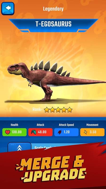Jurassic Warfare: Dino Battle screenshot 3