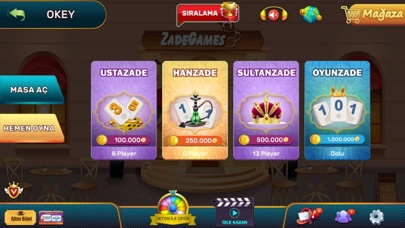 Okey Zade Games Screenshot