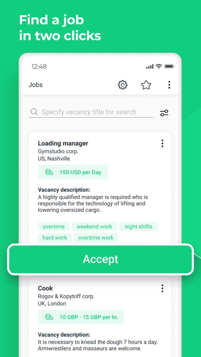 Jojojob Screenshot
