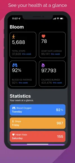 Game screenshot Bloom - Health Widget apk