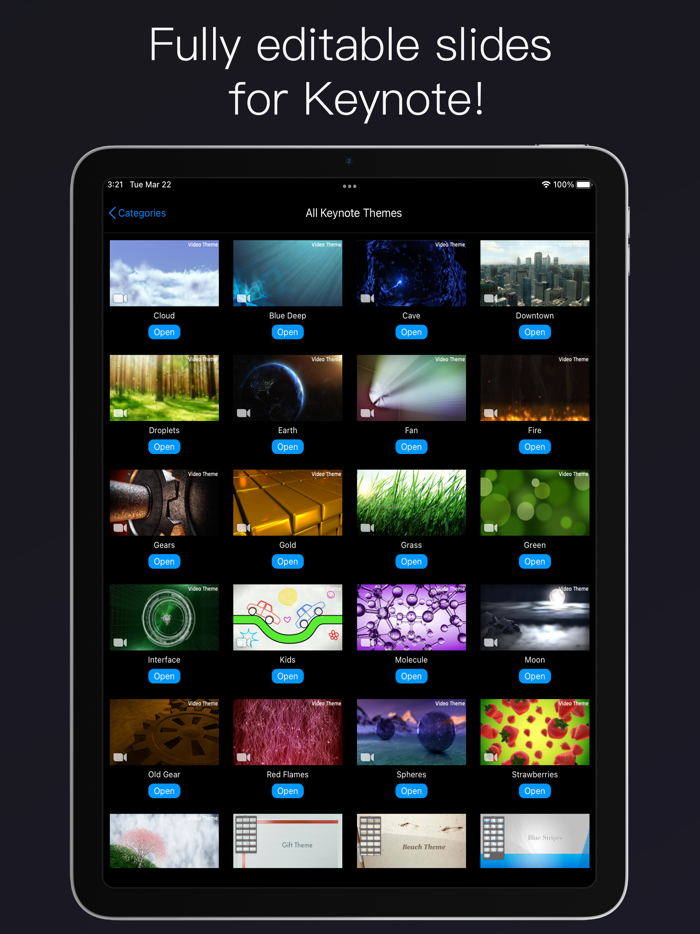 Themes for Keynote Slides