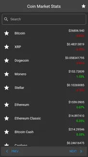 coin market stats iphone screenshot 2